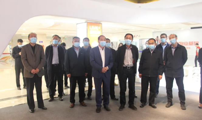 山東省科技廳二級巡視員許勃一行到順和直播電商科技產(chǎn)業(yè)園參觀調(diào)研