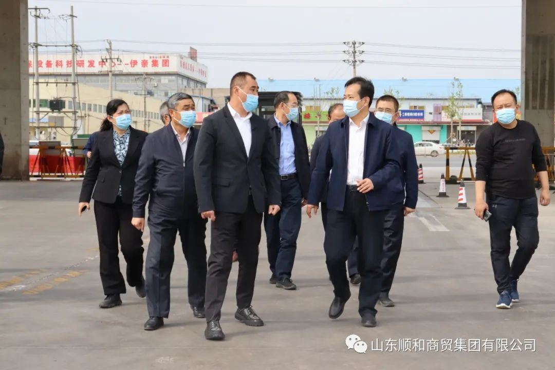 臨沂市副市長薛超文一行蒞臨順和國際智慧物流園區(qū)調研