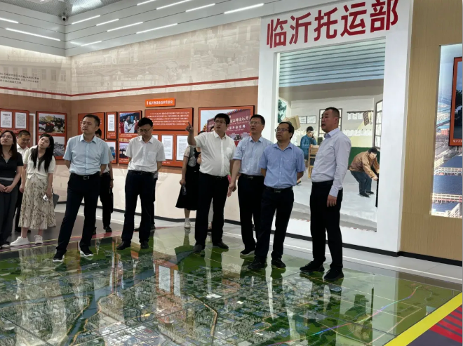 國家稅務(wù)總局科研所一行蒞臨順和國際智慧物流園參觀(guān)考察